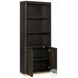 Rylan Dark Roast 1 Door Bookcase