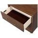 Jasper Modern Walnut 2 Drawer Nightstand