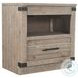 Foundry Weathered Stone 2 Drawer Nightstand