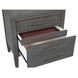 Preston Urbane Gray 2 Drawer Nightstand