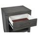 Preston Urbane Gray 1 Drawer Nightstand