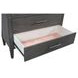 Preston Urbane Gray 5 Drawer Chest