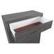 Preston Urbane Gray 5 Drawer Chest