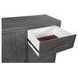 Preston Urbane Gray 5 Drawer Chest with 1 Door