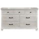 Silver Sands Gray 7 Drawer Dresser