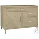 Maddox Biscotti Workstation Combo File Cabinet