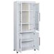 Norah Simply White 4 Door Bookcase with LED