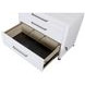 Norah Simply White Workstation 3 Drawer Combo File Cabinet