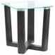 Ironvale Black Truffle Rectangular Glass Top Occassional Table Set