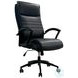Dunwell Smooth Black Leather Desk Chair