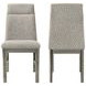 Lennox Gray Upholstered Side Chair Set of 2