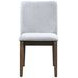 Kody Stone Gray Upholstered Dining Chair Set of 2