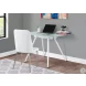 White And Chrome 37" H Dining Chair Set of 2