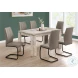 1114 Taupe Fabric Dining Chair Set Of 2