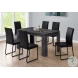 1089 Black Rectangular Dining Table