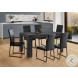 1089 Black Rectangular Dining Table