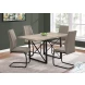 1114 Taupe Fabric Dining Chair Set Of 2
