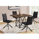 1215 Black Dining Chair Set Of 2