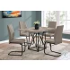 1114 Taupe Fabric Dining Chair Set Of 2