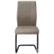 1114 Taupe Fabric Dining Chair Set Of 2