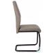 1114 Taupe Fabric Dining Chair Set Of 2