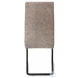 1114 Taupe Fabric Dining Chair Set Of 2