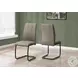 1114 Taupe Fabric Dining Chair Set Of 2
