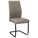 1114 Taupe Fabric Dining Chair Set Of 2
