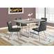 1121 Dark Taupe Rectangular Dining Table