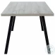 1136 Grey Rectangular Dining Table