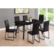 Black Dining Chair Set of 2