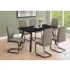 1114 Taupe Fabric Dining Chair Set Of 2