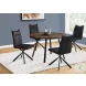 1215 Black Dining Chair Set Of 2