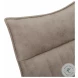 1216 Taupe Fabric Dining Chair Set Of 2
