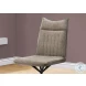 1216 Taupe Fabric Dining Chair Set Of 2