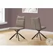 1216 Taupe Fabric Dining Chair Set Of 2