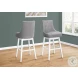 1243 Grey 46" Swivel Bar Stool Set Of 2