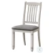 1256 Gray Dining Chair Set of 2