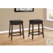 1261 Black 24" Bar Stool Set Of 2