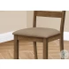 1313 Beige Ladder Back Upholstered Side Chair Set of 2