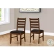 1372 Dark Brown Dining Chair Set Of 2