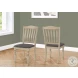 1392 Gray Upholstered Dining Chair Set Of 2