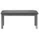 1433 Dark Gray Bench