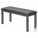 1433 Dark Gray Bench