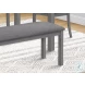 1433 Dark Gray Bench