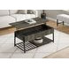 3821 Dark Bronze Rectangular Lift Top Cocktail Table