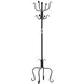 Black Metal 74" Coat Rack