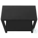 2081 Black 22" Accent Table