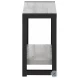 2082 Grey And Black 22" Accent Table