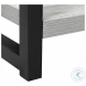 2082 Grey And Black 22" Accent Table